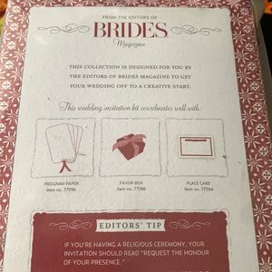 BRand new invitation set